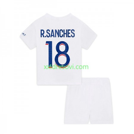 Paris Saint-Germain R.Sanches 18 Treći Dječji Komplet Dresovi za Nogomet 2022-2023 (+ kratke hlače)